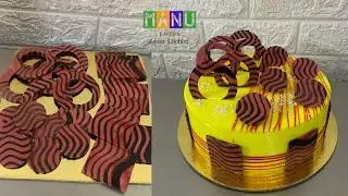 Tropical Delight 🍍 | Pineapple Cake with Designer Chocolate Garnish | Manu Bakers Rohini