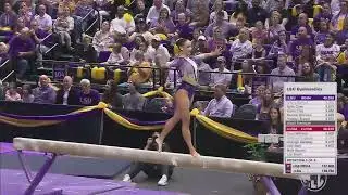 Aleah Finnegan Perfect 10.0 Beam LSU vs Georgia 3-7-25