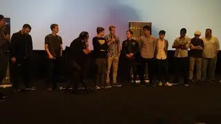 STANFORD PRISON EXPERIMENT w/writ Tim Talbott, dir Kyle Patrick Alvarez, Cast, & Dr. Philip Zimbardo