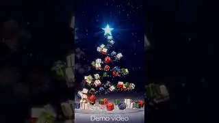 Christmas party video invitation, digital video invitation for Christmas & new year.