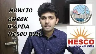 How To Check WAPDA HESCO Bill Online Tutorial