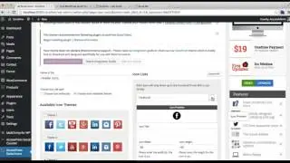 Free WordPress Theme Scroll Me - How to Add Social Link in Header | WordPress Tutorial