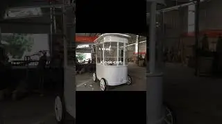 Ice cream kiosk cart