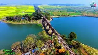 আমি মুগ্ধ এই সবুজে ঘেরা প্রকৃতি দেখে #djimini5pro #drone #shorts #viral #reels #tiktok #trending