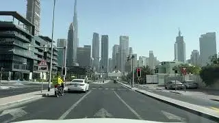 Jumeirah Post Office to Al Bada Union Coop Road Trip | Dubai City Drive 4K 🚗✨Calm Community Streets
