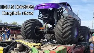 HELLS DRIVERS Danglade show à Nancy -cascadeurs-  -Monster truck-