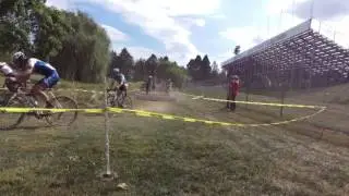 Cyclocross Nittany 2016 CX Day 1 UCI Men Pros doing Barriers (FREE LESSON)