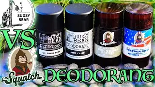 ДЕЗОДОРАНТ Dr. Squatch против Sudsy Bear | Какой натуральный дезодорант лучше?