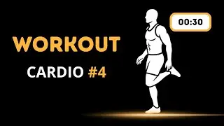 4-Min Full Immersive Cardio Experience &ndash; Full Body Workout, No Equipment, Gym