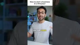 how to start a business in 2 minutes