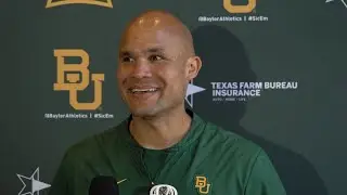 Dave Aranda and Specialists Answer Questions after Spring Scrimmage No.  1 | Baylor Football Presser