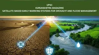 UPSC Kurukshetra Magazine | Satellite Based Early Warning Systems for Drought and Flood Management