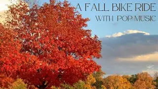 A Fall Bike Ride vlog (scenic autumn colors, main character playlist, calm indie pop music, bgm)