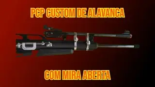 PCP CUSTOM DE ALAVANCA AGORA COM MIRA ABERTA! VEJA ESSA GAMBIARA! 🤣