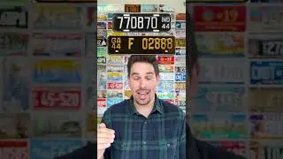 How WWII changed America&rsquo;s license plates forever #shorts #licenseplates #history