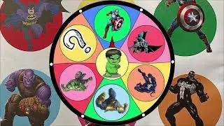 Superheroes And More Are In The Spinning Wheel Game