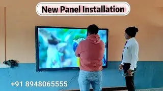 Interactive Panel Installation in School &ndash; A Step Towards Smart Education #InteractivePanel