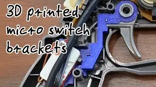 Light Gun Reviews 99: 3D printed micro switch brackets for light guns