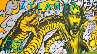 Atlanta Graffiti Walk, Georgia USA 4K - UHD