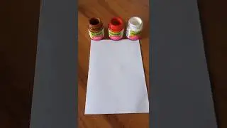how to make a orange colour 🧡 🍁#art #painting #trending #viral #shorts