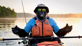This Gorilla Has a Secret Kayak Fishing Surprise
