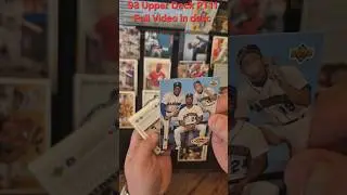 PT11 #upperdeck​ #s1 #baseball​ #baseballcards​ #asmr​ #unboxing​ #mlb​ #1993​ #derekjeter​ #foryou​