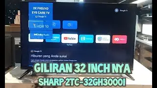 Review of the latest 32-inch Sharp Google TV 2TC-32GH3000I. Turns out there are still similar ones.