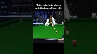 most intensive snooker battle between ronnie O'sullivan and jimmy white
