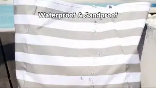 KALIDI Waterproof Beach Tote Bag for Women 👜 #BeachTote #WaterproofBag