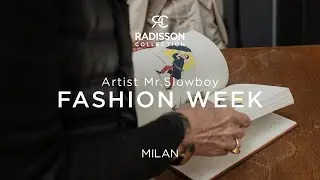 Mr.Slowboy x Radisson Collection | Fashion Week Street Style Sketches in Milan