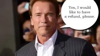 Arnold Tries To Get A Refund On Kasenshlogga