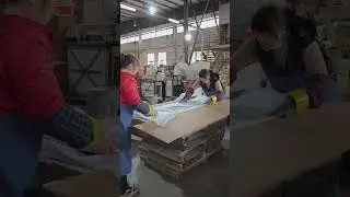 A packaging process#business#mirror  #wholesale #b2b  #source #factory #business #furniture