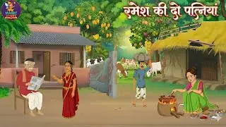 The fate of two wives | Hindi Story | Hindi Kahani | Moral Stories | cartoon story / PK magic sto...