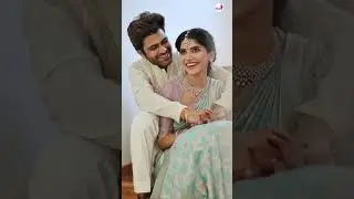 Hero Sharwanand and Rakshita Engagement Cute Moments | @brideessentials #sharwanand #shorts