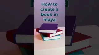 How to create a book in maya way............#3dmodeling #3dartist #digitalart #art #trending #viral