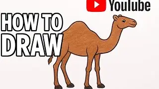 Camel Easy Drawing and Painting | Step by Step for Beginners | camel festival 