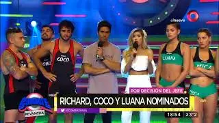 &iexcl;Arde Combate! El Jefe nomin&oacute; a Richard, Coco y Luana