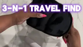 3-in-1 Airplane Sleep | Memory Foam Travel Pillow + Eye Mask + Sling | Long Flight Must-Have ✈️