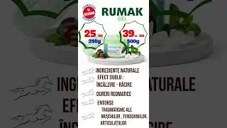 #rumak #gel  #antiinflamatorio  #relaxant  #durere  #calmante  #sports   #reumatismo  #traumatisme