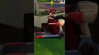the sims 4 ouch treadmill facepalm #thesims4 #sims4