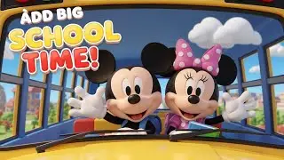 Mickey Mouse and Friends Pizza Party Time 🍕🐭 | Fun Kids Poem & Cartoon Song