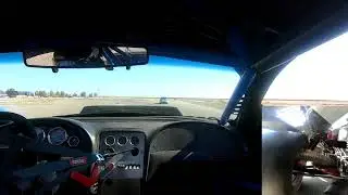 2:00 lap on Buttonwillow #14 CCW with corded and grained tires