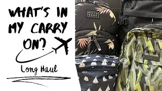 WHAT’S IN MY CARRY ON BAG ✈️ Long Haul Edition