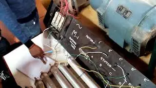 Slip ring induction motor study and speed control by variable resistance