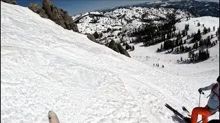 Skiing Palisades Tahoe - April 2023