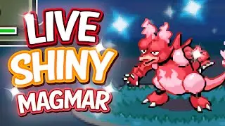 Live Shiny Magmar After A Chain Of 17 Via PokeRadar - Pokemon Platinum