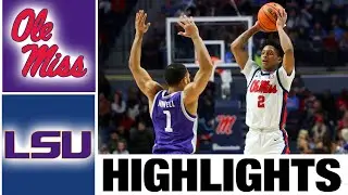 Ole Miss vs LSU Highlights | NCAA Men's Basketball | 2024 College Basketball