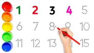 Learn Numbers 1 to 15 | 1 से 15 तक की गिनती | Best study in kids - 47