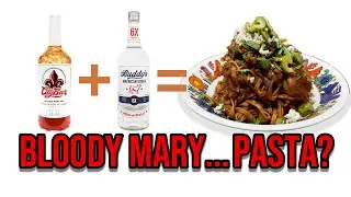 Brunch for Dinner?! Bloody Mary Pasta with a Kitchen Science Twist
