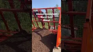 A little of our process as we prepare to feed the worms #fertilizer #wormcastings #hardwork